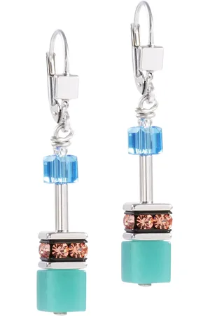 COEUR DE LION GeoCUBE® Iconic Earrings, Magic Silver