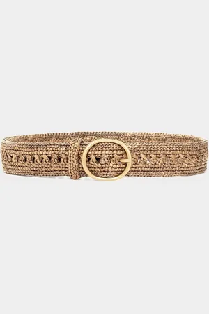 Gerard Darel Erika Raffia Belt