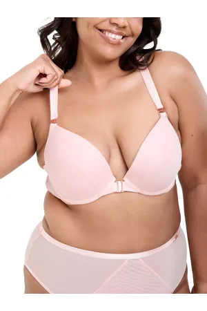 Oola Lingerie Soft Mesh Front Fastening Plunge Bra