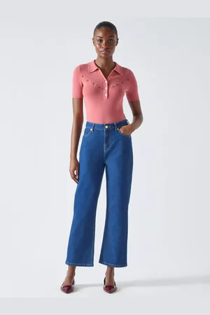 L.K. Bennett Willow Wide Leg Jeans