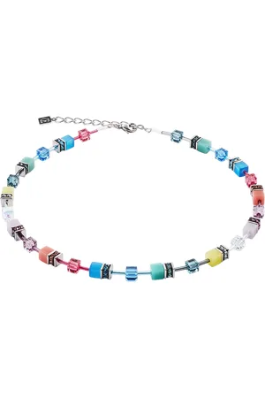 COEUR DE LION GeoCUBE® Iconic Necklace, Magic Silver