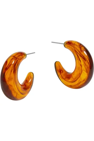 Jon Richard Resin Hoop Earrings