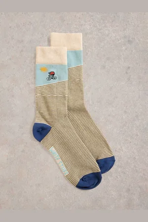 White Stuff Embroidered Socks