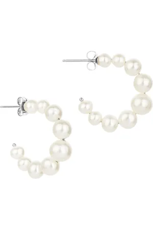 Claudia Bradby Pearl Hoop Earrings