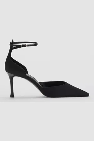 MANGO Zoom Stiletto Heel Ankle Cuff Court Shoes