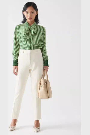 L.K. Bennett Lily Petite Tailored Polyester Blend Ankle Trousers