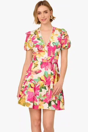 Adrianna Papell Adrianna by Floral Mini Dress