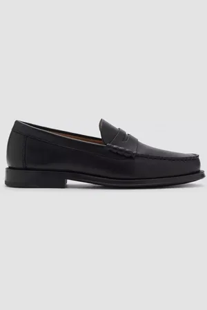 MANGO Clasic Leather Loafers