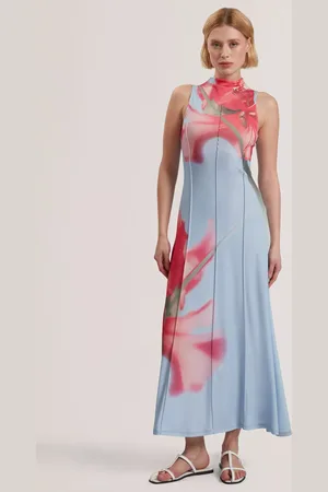 Ted Baker Rebehka Floral Crepe Jersey Dress
