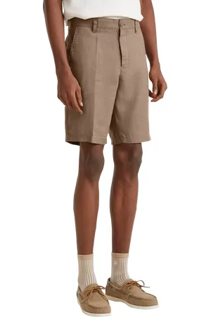 Benetton Linen Bermuda Shorts