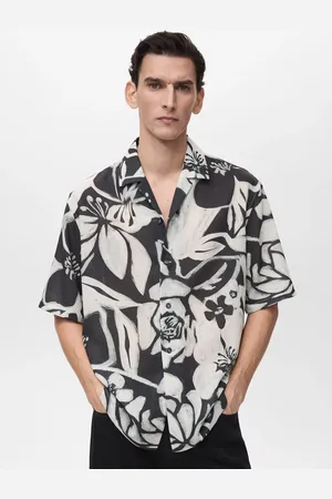 MANGO Pavone Regular Fit Floral Bowling Shirt