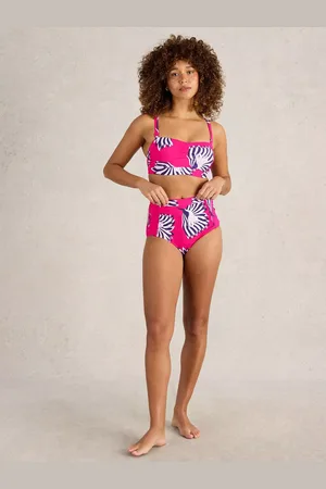 White Stuff Suki High-Waist Bikini Bottoms