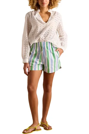 Joules Stripe Elasticated Waist Shorts