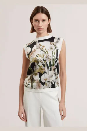 Ted Baker Lilea Floral Printed Front Top