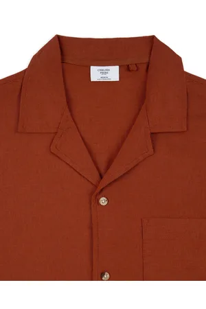 Chelsea Peers Linen Blend Short Sleeve Shirt