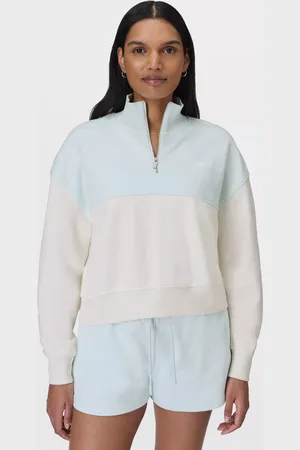 Sweaty Betty Organic Cotton Half-Zip Sweatshirt