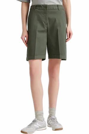 Benetton Regular Shorts with Turn-Up