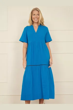 Yumi Double Cloth Kaftan Dress