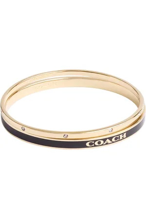 Coach Signature Duo Bangle Boxed Bracelet Set