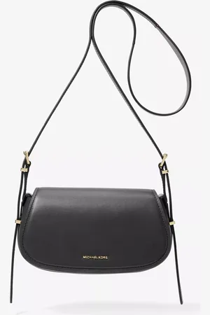 Michael Kors Lydia Leather Flap Over Cross Body Bag