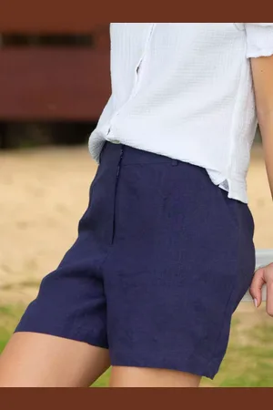 ASPIGA Alexandra Linen Shorts