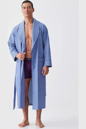 British Boxers Stow Cotton Dressing Gown