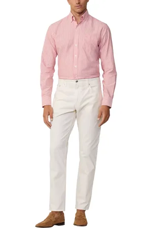 Hackett Cotton Tailored Fit Stripe Shirt