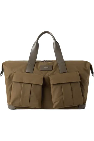 MULBERRY Heritage Waxed Cotton Day Clipper Holdall Bag