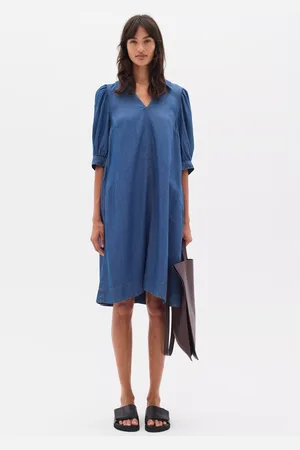INWEAR Rachel Short Sleeve Denim Dress