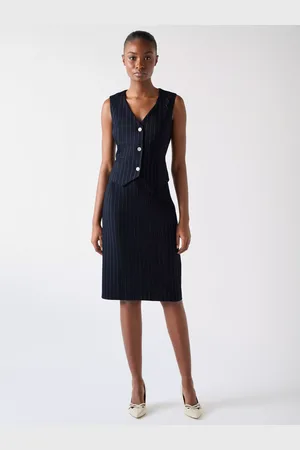 L.K. Bennett Baxtor Pinstripe Waistcoat
