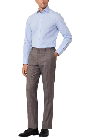 Hackett Cotton Tailored Fit Bengal Stripe Shirt