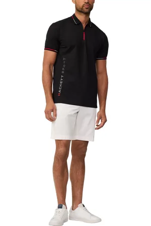 Hackett Cotton Blend Slim Fit Short Sleeve Sports Polo Shirt