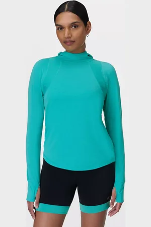Sweaty Betty Long Sleeve Hooded Workout Jumper