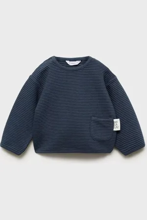 MANGO Baby Ottoman Ribbed Sweatshirt