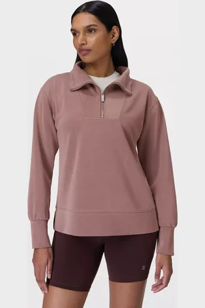 Sweaty Betty Sand Wash Half-Zip Sweatshirt