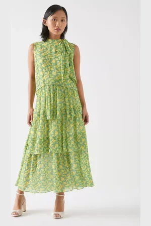 L.K. Bennett Kristin Petite Sleeveless Abstract Print Dress