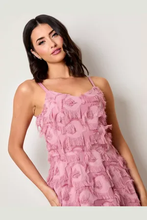Chi Chi London Curve Eyelash Texture Mini Dress