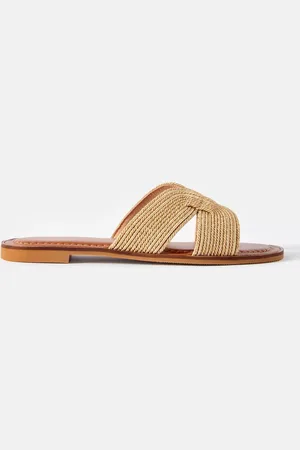 mint&berry Woven Flat Sandals