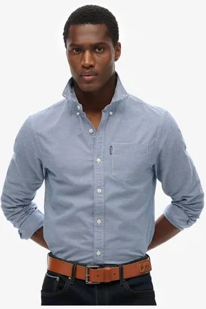 Superdry Organic Cotton Essentials Long Sleeve Oxford Shirt