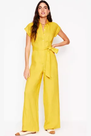 Boden Colette Pure Linen Jumpsuit