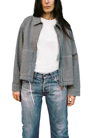 Nudie Jeans Jade Stripe Zip Jacket