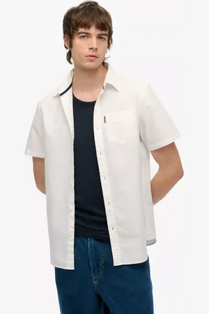 Superdry Cotton Regular Fit Short Sleeve Oxford Shirt