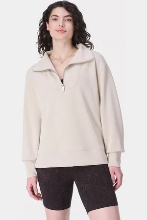Sweaty Betty Sand Wash 1/2 Zip Longline Sweatshirt