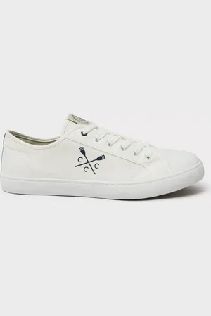 J.Crew Canvas Lace Up Trainers