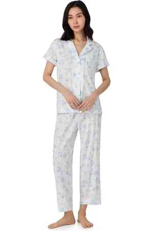 Ralph Lauren Lauren Knit Short Sleeve Capri Pyjama Set