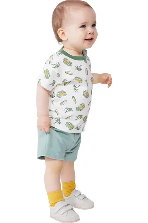 Petit Bateau Baby Cotton Holiday Print T-Shirt