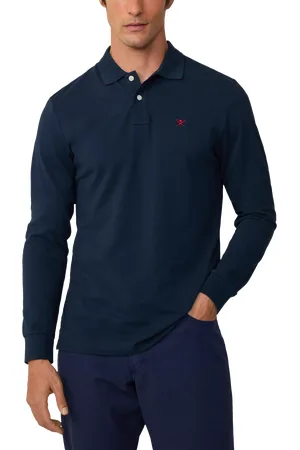 Hackett Cotton Pique Slim Fit Polo Shirt