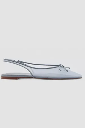 MANGO Rein Pointed Slingback Ballerina Pumps