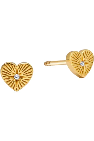 ASTLEY CLARKE Heart Stud Earrings