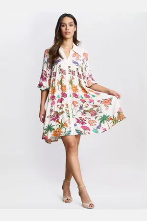 Gina Bacconi Mia Floral Shirt Dress